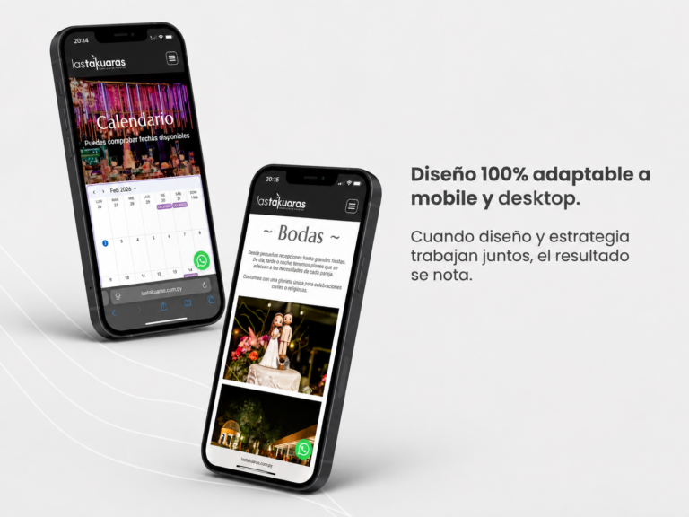 Las Takuaras y La Riviere Diseño y desarrollo WEB | Boceto
