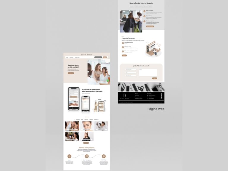 Beautybooker web | Boceto