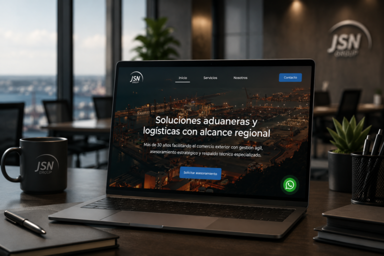 JSN Group — diseño web | Boceto